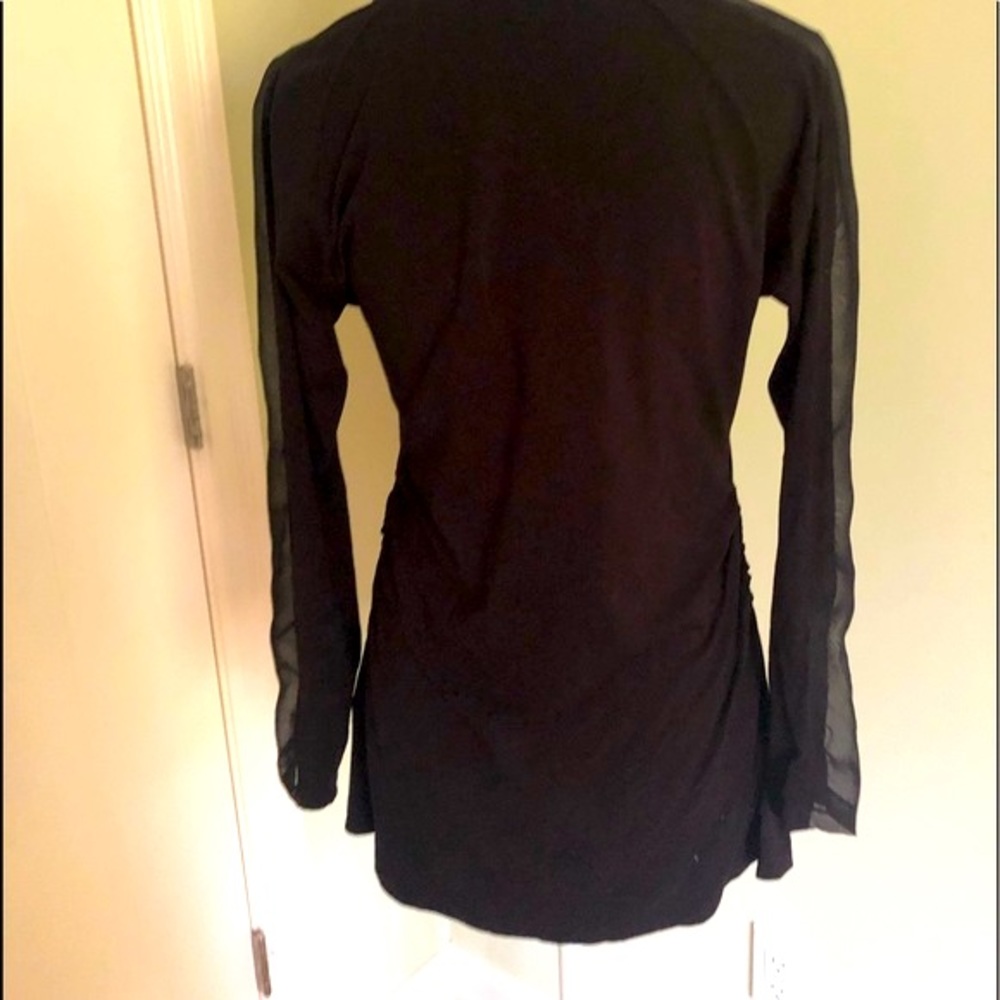 Ruby Ribbon Top In Black - image 2